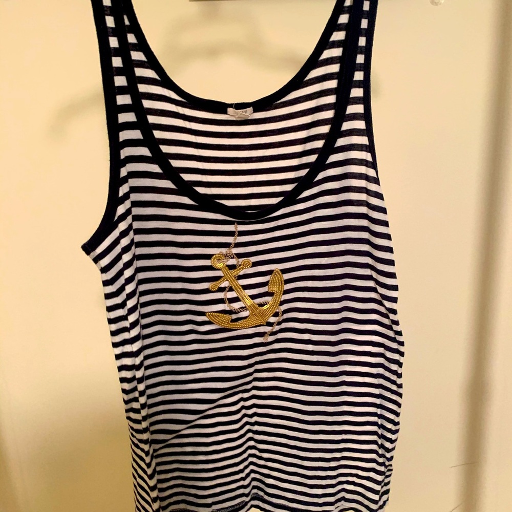 J Crew nautical tank
